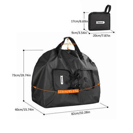 Rhinowalk RF203BK 20 - inch Folding Bicycle Waterproof Storage Bag Bicycle Handbag - DealBuddy