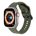 Ripple Silicone Sports Watch Band, For Apple Watch 5 44mm, For Apple Watch 4 44mm, For Apple Watch 3 42mm - DealBuddy