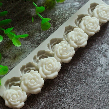 Rose Flower Silicone Mold Fondant Cake Decorating Tools Baking Tools - DealBuddy