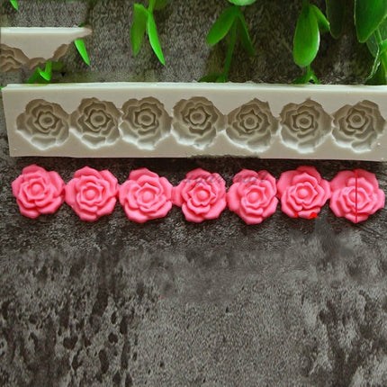 Rose Flower Silicone Mold Fondant Cake Decorating Tools Baking Tools - DealBuddy