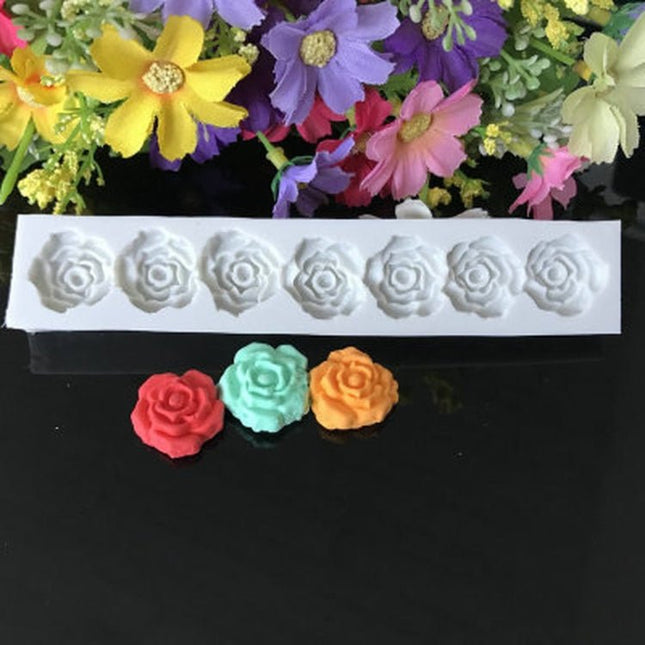 Rose Flower Silicone Mold Fondant Cake Decorating Tools Baking Tools - DealBuddy