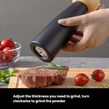Round Head Manual Pepper Mill Ceramic Core Kitchen Tool - DealBuddy