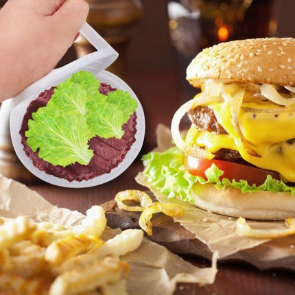 Round Shape Hamburger Press Food - Grade Plastic Hamburger Meat Beef Grill Burger Press Patty Maker Mold Mould Kitchen Tool - DealBuddy