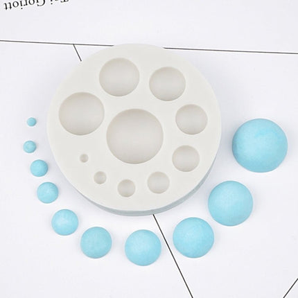 Round Silicone Fondant Cake Mold DIY Baking Decoration Chocolate Tool - DealBuddy