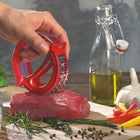 Round Stainless Steel 48 - Pin Steak Tenderizer Tendon Knife - DealBuddy