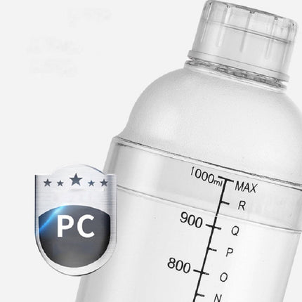 Shaker Cup PC Oz Cup Shaker With Scale Shaker Shaker Milk Teapot Juice Jug - DealBuddy