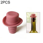 Silica Gel Top Hat Fresh Wine Corks Cruet Red Wine Stopper - DealBuddy