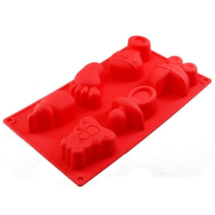 Silicone Baby Toys Shape Bakeware Mold Jelly Pudding Chocolate Cake Decoration, Random Color Delivery - DealBuddy