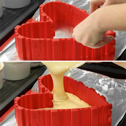 Silicone Cake Mold Baking Tools DIY Multi - shape Cake Mold Kitchen Accessories,4 PCS DIY Cake Mold - DealBuddy