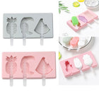 Silicone Cartoon Homemade Handmade DIY Ice Cream Popsicle Mould with Lid, Color Random Delivery - DealBuddy