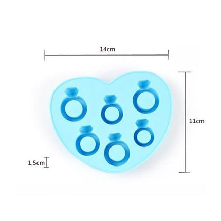 Silicone DIY Creative Ring Ice Mold Ice Box - DealBuddy