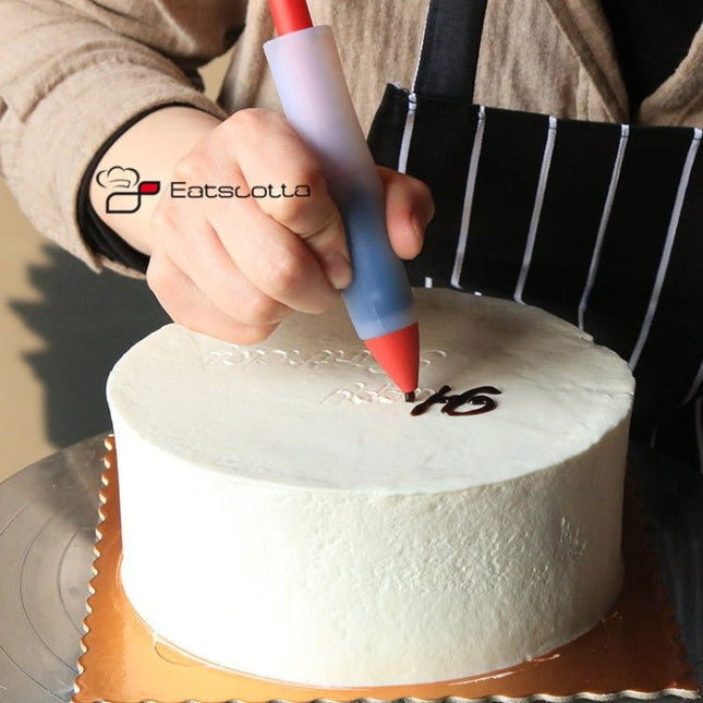 Silicone Food Writing Pen Chocolate Decorating tools Cake Nozzles - DealBuddy