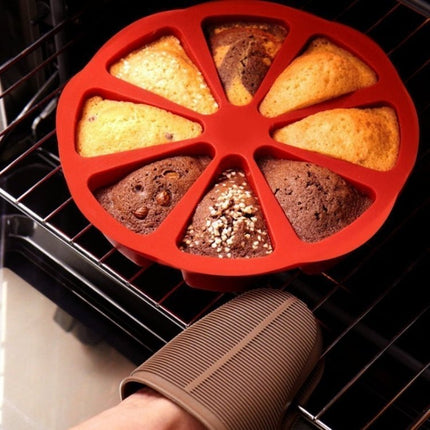 Silicone Orange Shape 8 - Point Mold Kitchen Cake Pizza Baking Model - DealBuddy