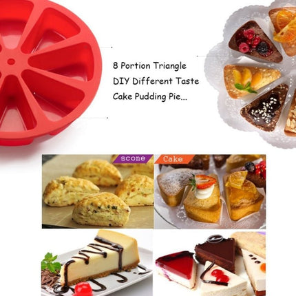 Silicone Orange Shape 8 - Point Mold Kitchen Cake Pizza Baking Model - DealBuddy