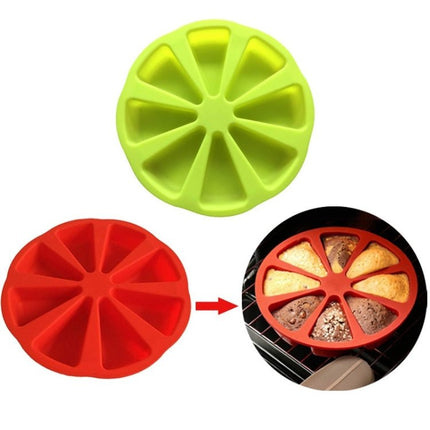 Silicone Orange Shape 8 - Point Mold Kitchen Cake Pizza Baking Model - DealBuddy