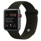 Silicone Replacement Strap Watchband For Apple Watch Series, 7 41mm / 6 & SE & 5 & 4 40mm / 3 & 2 & 1 38mm, 7 45mm / 6 & SE & 5 & 4 44mm / 3 & 2 & 1 42mm - DealBuddy