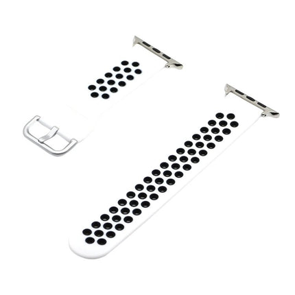 Silicone Replacement Strap Watchband For Apple Watch Series, 7 41mm / 6&SE&5&4 40mm / 3&2&1 38mm, 7 45mm / 6&SE&5&4 44mm / 3&2&1 42mm - DealBuddy