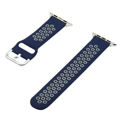 Silicone Replacement Strap Watchband For Apple Watch Series, 7 41mm / 6&SE&5&4 40mm / 3&2&1 38mm, 7 45mm / 6&SE&5&4 44mm / 3&2&1 42mm - DealBuddy