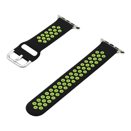 Silicone Replacement Strap Watchband For Apple Watch Series, 7 41mm / 6&SE&5&4 40mm / 3&2&1 38mm, 7 45mm / 6&SE&5&4 44mm / 3&2&1 42mm - DealBuddy