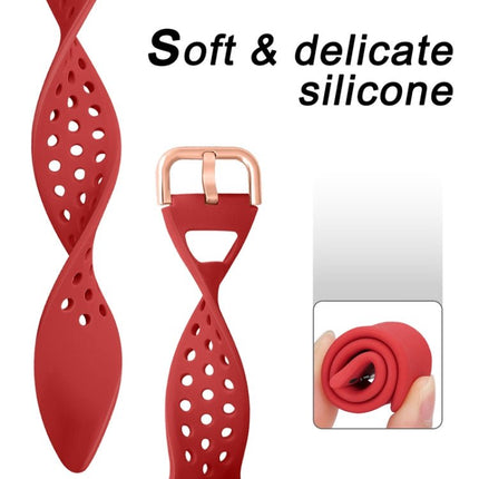Silicone Replacement Watchband For Apple Watch Series, 7 45mm / 6 & SE & 5 & 4 44mm / 3 & 2 & 1 42mm - DealBuddy