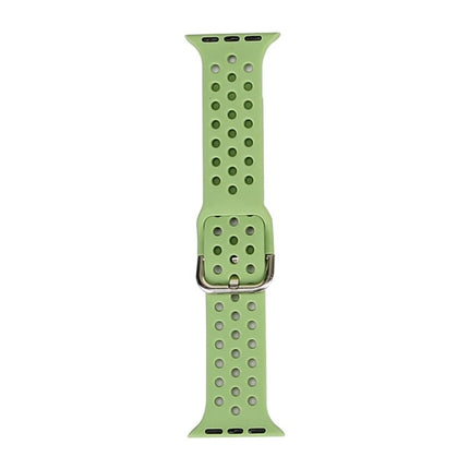 Silicone Replacement Watchband For Apple Watch Series, 7 45mm / 6 & SE & 5 & 4 44mm / 3 & 2 & 1 42mm - DealBuddy
