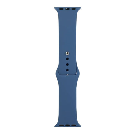 Silicone Watch Replacement Strap, Long Section (Men), For Apple Watch Series 8&7 41mm / SE 2&6&SE&5&4 40mm / 3&2&1 38mm, For Apple Watch Ultra 49mm / Series 8&7 45mm / SE 2&6&SE&5&4 44mm / 3&2&1 42mm - DealBuddy