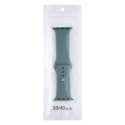Silicone Watch Replacement Strap, Long Section (Men), For Apple Watch Series 8&7 41mm / SE 2&6&SE&5&4 40mm / 3&2&1 38mm, For Apple Watch Ultra 49mm / Series 8&7 45mm / SE 2&6&SE&5&4 44mm / 3&2&1 42mm - DealBuddy