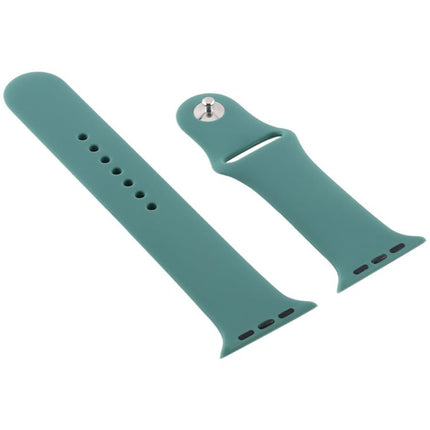 Silicone Watch Replacement Strap, Long Section (Men), For Apple Watch Series 8&7 41mm / SE 2&6&SE&5&4 40mm / 3&2&1 38mm, For Apple Watch Ultra 49mm / Series 8&7 45mm / SE 2&6&SE&5&4 44mm / 3&2&1 42mm - DealBuddy