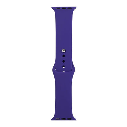 Silicone Watch Replacement Strap, Long Section (Men), For Apple Watch Series 8&7 41mm / SE 2&6&SE&5&4 40mm / 3&2&1 38mm, For Apple Watch Ultra 49mm / Series 8&7 45mm / SE 2&6&SE&5&4 44mm / 3&2&1 42mm - DealBuddy