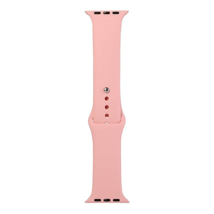 Silicone Watch Replacement Strap, Short Section (female), For Apple Watch Series 8&7 41mm / SE 2&6&SE&5&4 40mm / 3&2&1 38mm, For Apple Watch Ultra 49mm / Series 8&7 45mm / SE 2&6&SE&5&4 44mm / 3&2&1 42mm - DealBuddy
