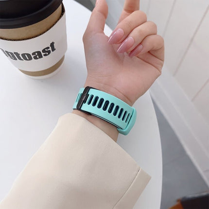 Silicone Watchband For Apple Watch Series, 7 41mm / 6&SE&5&4 40mm / 3&2&1 38mm, 7 45mm / 6&SE&5&4 44mm / 3&2&1 42mm - DealBuddy