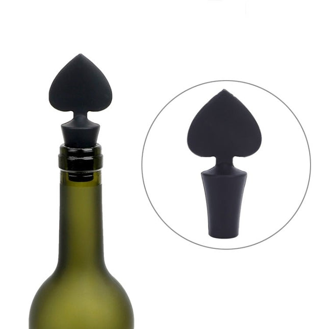 Silicone Wine Stopper Poker Series Wine Stopper - DealBuddy