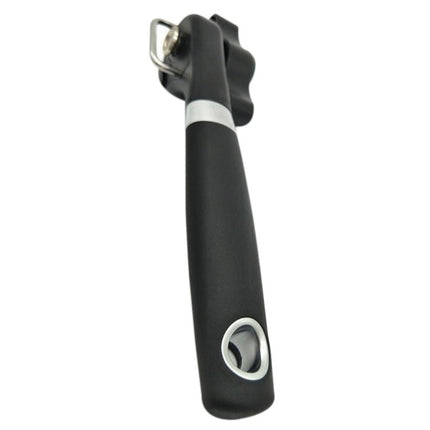 Single Handle Professional Ergonomic Manual Side Cut Can Opener Bottle Opener (Black) - DealBuddy