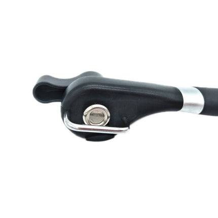 Single Handle Professional Ergonomic Manual Side Cut Can Opener Bottle Opener (Black) - DealBuddy