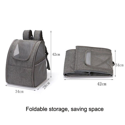 SJBB11 Pets Outing Breathable Package, Grey, Blue, Red Red Side, Black Blue Side - DealBuddy