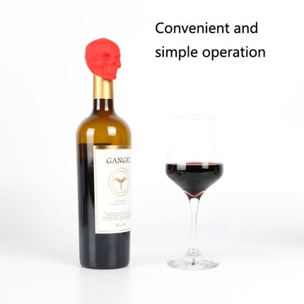 Skull Silicone Leak - Proof Fresh - Keeping Wine Stopper - DealBuddy