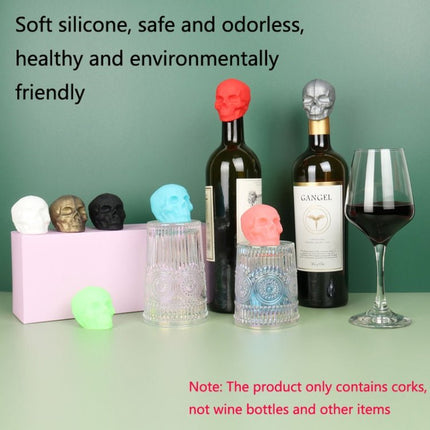 Skull Silicone Leak - Proof Fresh - Keeping Wine Stopper - DealBuddy