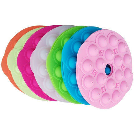 Small 18 Grid Silicone Starry Sky Lollipop DIY Cake Mold Baking Tools Kitchen Supplies Color Random Delivery - DealBuddy