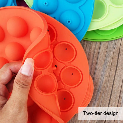 Small 18 Grid Silicone Starry Sky Lollipop DIY Cake Mold Baking Tools Kitchen Supplies Color Random Delivery - DealBuddy