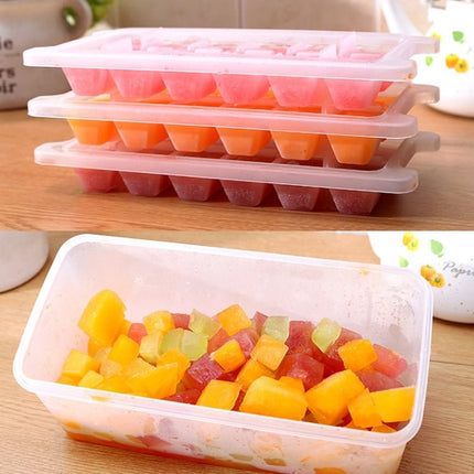 Small Square Ice Mold Trays Multi - layer Mold with Cover Ice Storage Box, 2 Layers - DealBuddy
