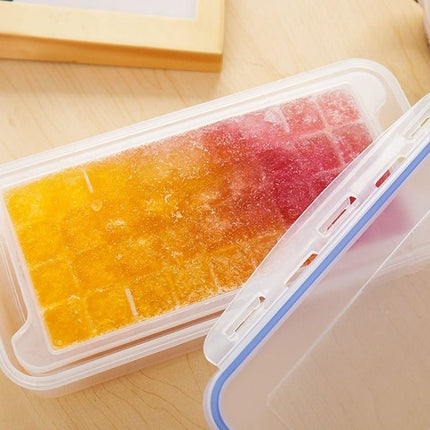Small Square Ice Mold Trays Multi - layer Mold with Cover Ice Storage Box, 2 Layers - DealBuddy