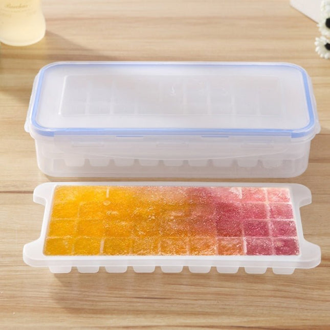 Small Square Ice Mold Trays Multi - layer Mold with Cover Ice Storage Box, 2 Layers - DealBuddy