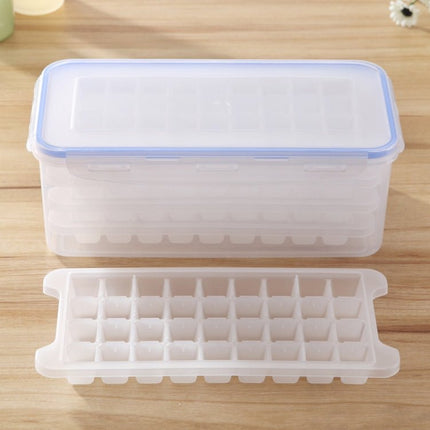 Small Square Ice Mold Trays Multi - layer Mold with Cover Ice Storage Box, 4 Layers - DealBuddy