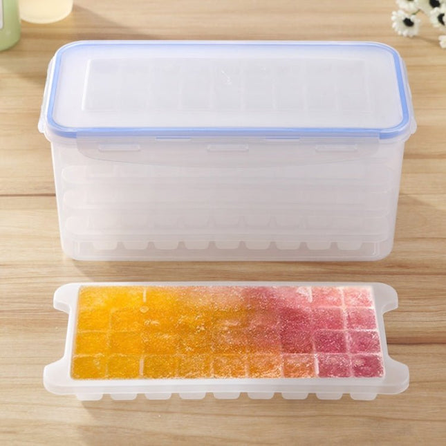 Small Square Ice Mold Trays Multi - layer Mold with Cover Ice Storage Box, 5 Layers - DealBuddy