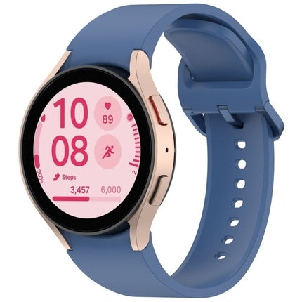 Solid Color Colorful Buckle Quick Release Silicone Watch Band, For Samsung Galaxy Watch FE 40mm, For Samsung Galaxy Watch 7 40 / 44mm - DealBuddy