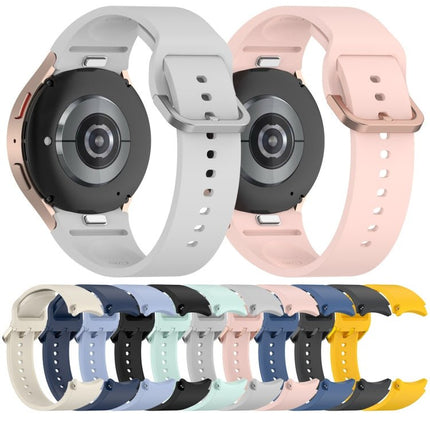 Solid Color Colorful Buckle Quick Release Silicone Watch Band, For Samsung Galaxy Watch FE 40mm, For Samsung Galaxy Watch 7 40 / 44mm - DealBuddy