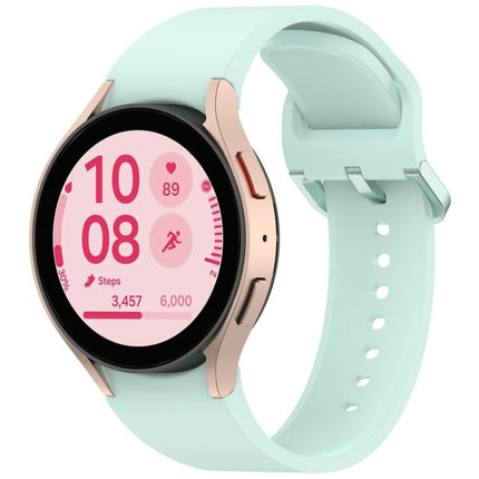 Solid Color Colorful Buckle Quick Release Silicone Watch Band, For Samsung Galaxy Watch FE 40mm, For Samsung Galaxy Watch 7 40 / 44mm - DealBuddy