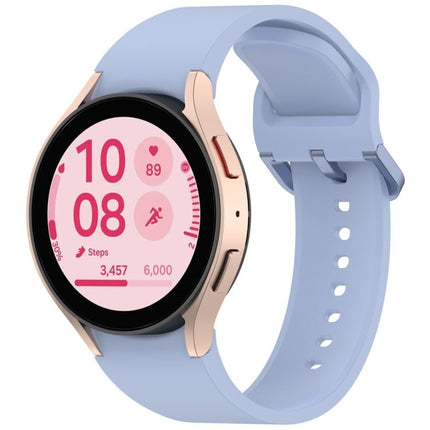 Solid Color Colorful Buckle Quick Release Silicone Watch Band, For Samsung Galaxy Watch FE 40mm, For Samsung Galaxy Watch 7 40 / 44mm - DealBuddy