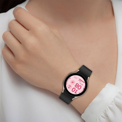 Solid Color Colorful Buckle Quick Release Silicone Watch Band, For Samsung Galaxy Watch FE 40mm, For Samsung Galaxy Watch 7 40 / 44mm - DealBuddy