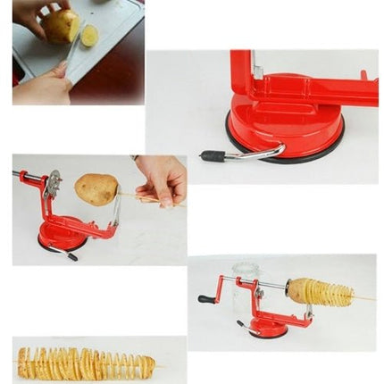 Spiral Potato Slicer, Size: about 21cm x 13cm - DealBuddy